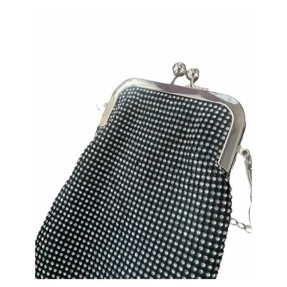 Nwt Alessia Rhinestone Beaded Glam Event Mini Bag - Picture 2 of 4